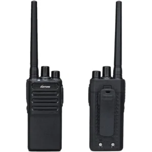 luiton two way radio set with compatible voice scrambler and acoustic tube earpieces 2