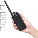 luiton two way radio set with compatible voice scrambler and acoustic tube earpieces 5